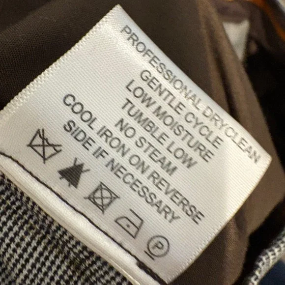 Tory Burch Glen Plaid Flare Trousers Women Sz 6 Wool Blend Wide Leg Dress Pants - Picture 14 of 16